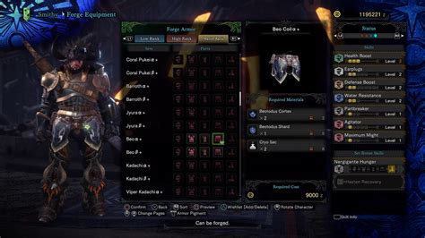 scenthound mhw|aerial hammer armor sets.